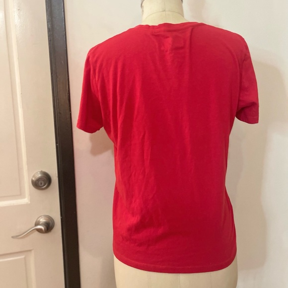 MTV Holiday Print Women’s Red Short Sleeve Graphic T-Shirt XL - Picture 8 of 9